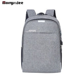 Laptop Backpack USB Charging 15.6 inch Anti Theft Women Men School Bags For Student  High Quality  Men's Bag mochila de viaje