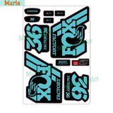 Hot Personality Reflective Mountain Bike Frame Stickers for Foxs-sticker Fixed Gear Bicycle Fork Rockshox Rock Shox Die Cutting