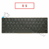 New A1706 A1707 US/UK/Spanish/Korean/French Keyboard  For Macbook Pro Retina 13 "15" Touchbar Keyboard Replacement 2016 2017