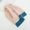 Korean Style New Winter Kid Knitted Wool Plaid Scarves Thicken Warm Children Shawl Patchwork Neckerchief