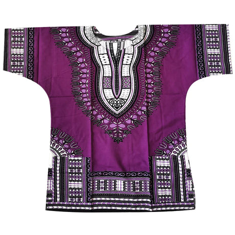 New fashion design African traditional printed 100% cotton Dashiki T-shirts for unisex