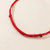 La Monada 925 Silver Fish Red Rope Bracelets Red Thread Line String Jewelry Bracelets For Women Lucky Adjustable Blessing