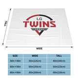 Untitled Super Warm Soft Blankets Throw On Sofa / Bed / Travel Lg Twins Seoul Hanwha Kbo Lg Twins Kia Tigers Kiwoom Heroes Lotte