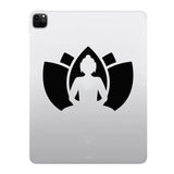 Buddha Lotus Laptop Sticker for iPad Pro 11 Accessories Air 4 Mini 6 Creative Skin Tablet Kindle Notebook Decal Yoga Decoration