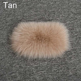 Winter Fashion Elastic Headband Fox Fur Headwear Racccoon Fur Women's Fluffy Real Fur Band S8300