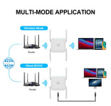 5G WiFi Repeater Wifi Amplifier Signal Wifi Extender Network Wi fi Booster 1200Mbps 5 Ghz Long Range Wireless Wi-fi Repeater