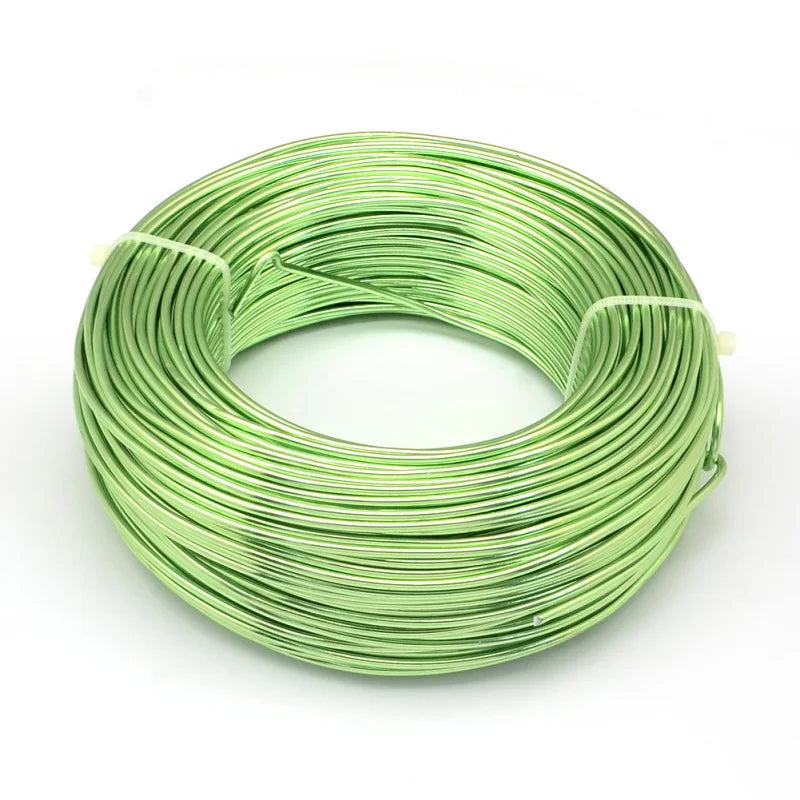 500g 0.8/1/1.2/1.5/2/3/2.5/3.5/4mm Aluminum Wire Bendable Beading Wire Supplies for Jewelry Making DIY Necklace Bracelets Craft