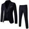 Men’s Suit Slim 3-piece Suit R Business Wedding Party Jacket Vest & Pants Autumn Fashion Blazer Jacket Мужские Комплекты