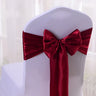 10/50/100pcs Satin Chair Sashes Wedding Chair Bow Knot Ribbon Tie For Party Hotel Event Banquet Birthday Decoration