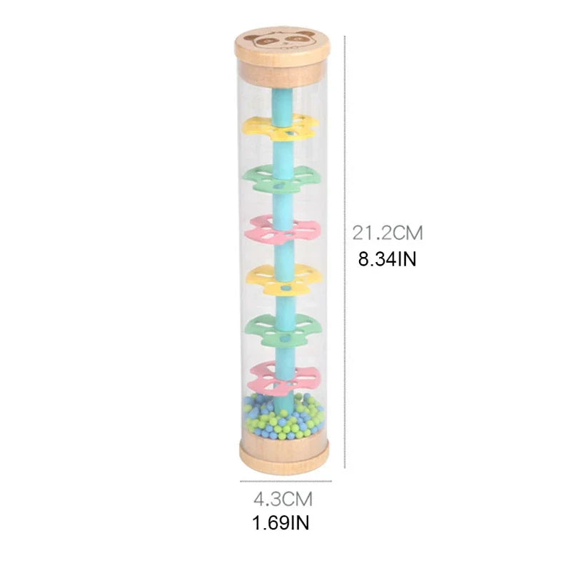 Sensory Developmental Rhythm Shaker Rain Stick Musical Toy Present for Preschooler Popular Musical Instrument