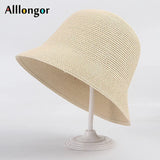 Foldable Sun Hats Women New 2023 Summer Sun visor Protection Straw Hats Panama Beach Bucket Cap Sombreros De Mujer Sunhats