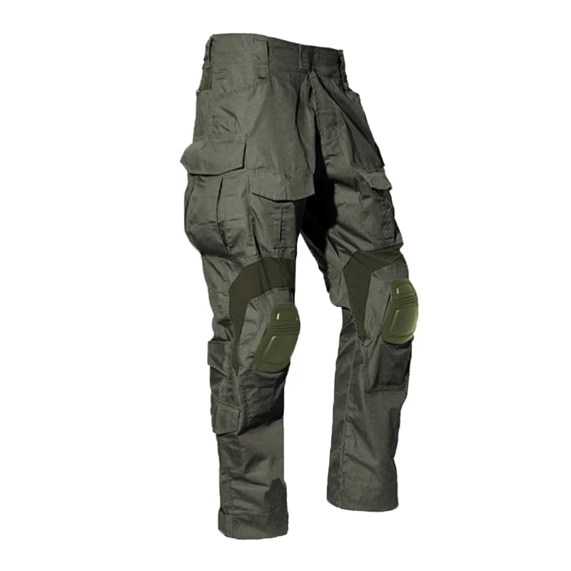 Tactical Camouflage Military US Army Cargo Pants Work Clothing Combat Uniform Paintball Multi Pockets Airsoft Clothes Knee Pads