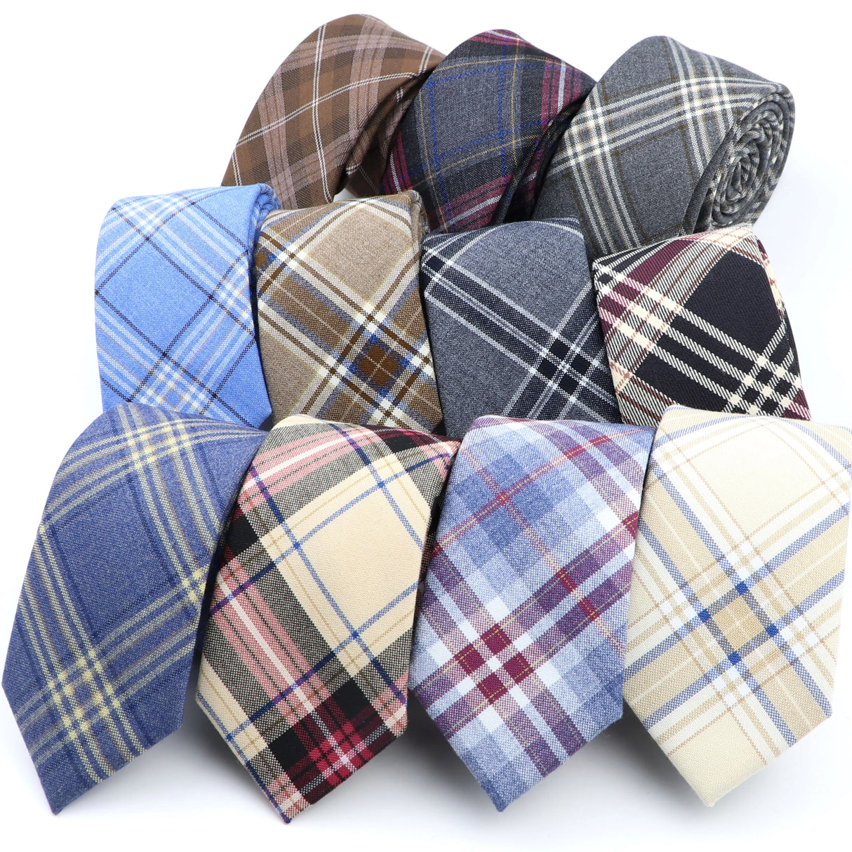 New Soft TR Fabric Polyester Ties For Men Skinny Plaid Business Tie Wedding Dress Butterfly Designer Daily Neckwear Accessories