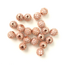 20pcs 6mm Cubic Zirconia Paved Brass Ball Spacer Bead for Women Bracelet Making Men Jewelry Design DIY Waist Accessory Wholesale