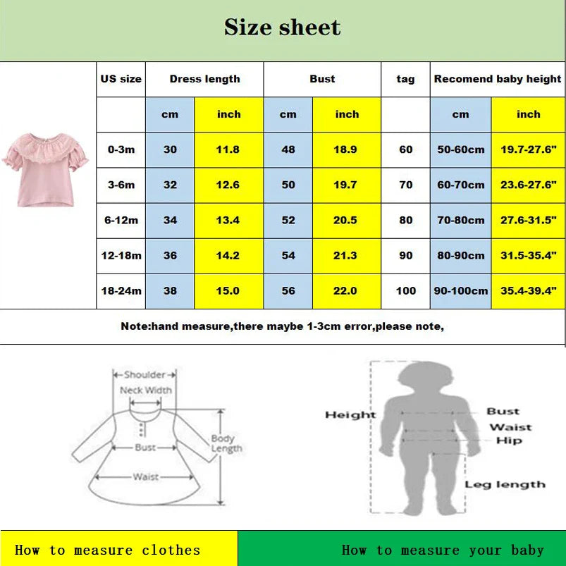 Sweet Princess Style Baby Girls Summer Solid Color Shirt Ruffles Lace Short Sleeve Soft Cotton Shirt Children Tops Outwear