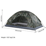 Ultralight Camping Tent UPF 30+ Anti-UV Coating Beach Tent Portable Single/Double Person Tent Outdoor Hiking Sleeping Gears