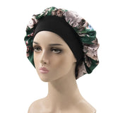 A New Set of Head Cap Multicolor Printing Nightcap Fashion Street Snap African Pattern Turbante Tissus en Soie