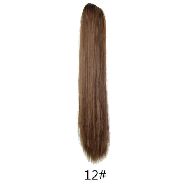 22inch Claw Clip On Ponytail Hair Extension Synthetic Ponytail Extension Hair For Women Pony Tail Hair Hairpiece