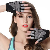 Coolfit Breathable Fitness Gloves Weight Lifting For Heavy Exercise Sport Gym Gloves Women Body Building Non-Slip Half Finger