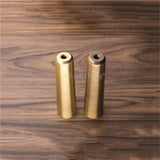 24PCS Copper Covers Chair Cups Cabinet Covers Sofa Brass Tip Cap Furniture Tube Leg Protector Metal Leg Base Height 95mm