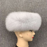 Winter Fashion Elastic Headband Fox Fur Headwear Racccoon Fur Women's Fluffy Real Fur Band S8300