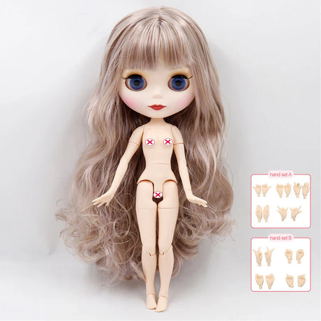 ICY DBS Blyth doll nude 30cm Customized 1/6 bjd with joint body hand sets AB as girl gift special price