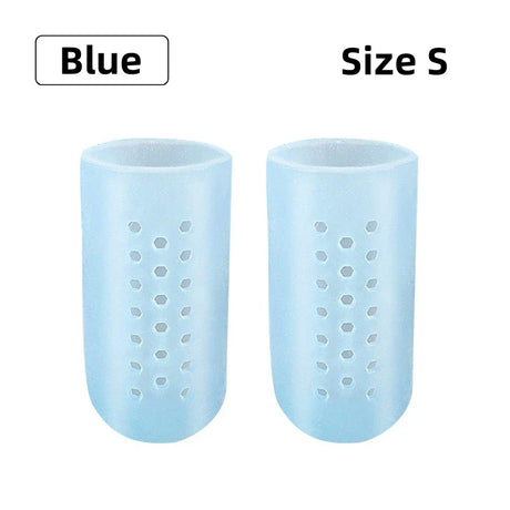 20pieces=10pairs Gel Foot Finger Separators Silicone Toe Hammer Tube Corns Blisters Pain Relief Bunion Corrector Pedicure Tool