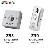 Access Button Door Exit Push Switch No Touch Release Gate Opener Door Access Control System Entry Open Touch