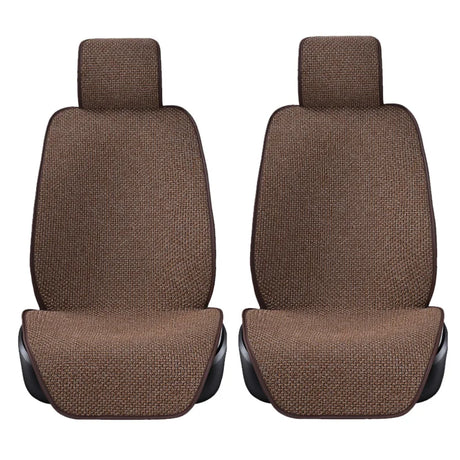 New Flax Car Seat Cover Protector Linen Front Rear Back Cushion Protection Pad Mat Backrest for Auto Interior Truck Suv Van