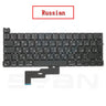 2020 New Laptop A2338 Keyboard For Macbook Pro Retina 13" M1 A2338 Keyboard Replacement US RU UK FR SP IT GER SE Layout EMC 3578