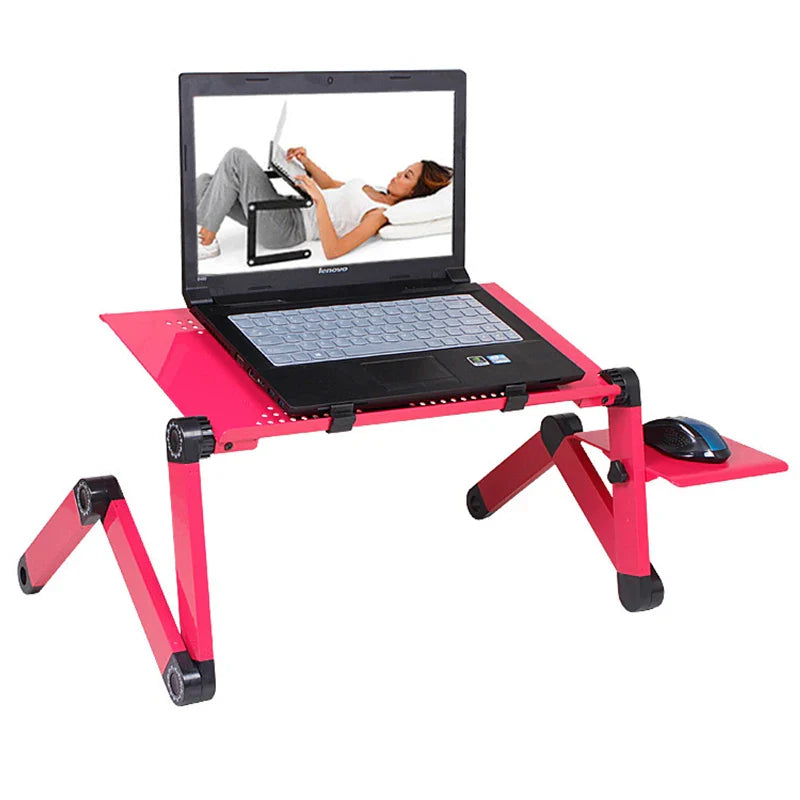 Laptop Stand Portable Notebook Computer Table Foldable PC Bed Sofa Desk Escritorio Adjustable Ergonomics Aluminum Alloy Shelf