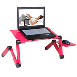 Laptop Stand Portable Notebook Computer Table Foldable PC Bed Sofa Desk Escritorio Adjustable Ergonomics Aluminum Alloy Shelf