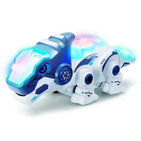 High Simulation Chameleon 2.4G Remote Control RC Robot With Light Sound Effect Tail Swing Extendable Tongue Intelligent Animal