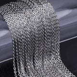 10Meter/Lot  Stainless Steel 1.5/2mm Necklace Link Chain Handmade Crafts Accessories Bracelet DIY  For Jewelry Making