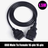 Car OBD Extension Cord Male To Female 16 Core Energized 16 Pin OBD2 ELM327  Diagnostic Tool Connector Scanner Adapter 3m 1.5m