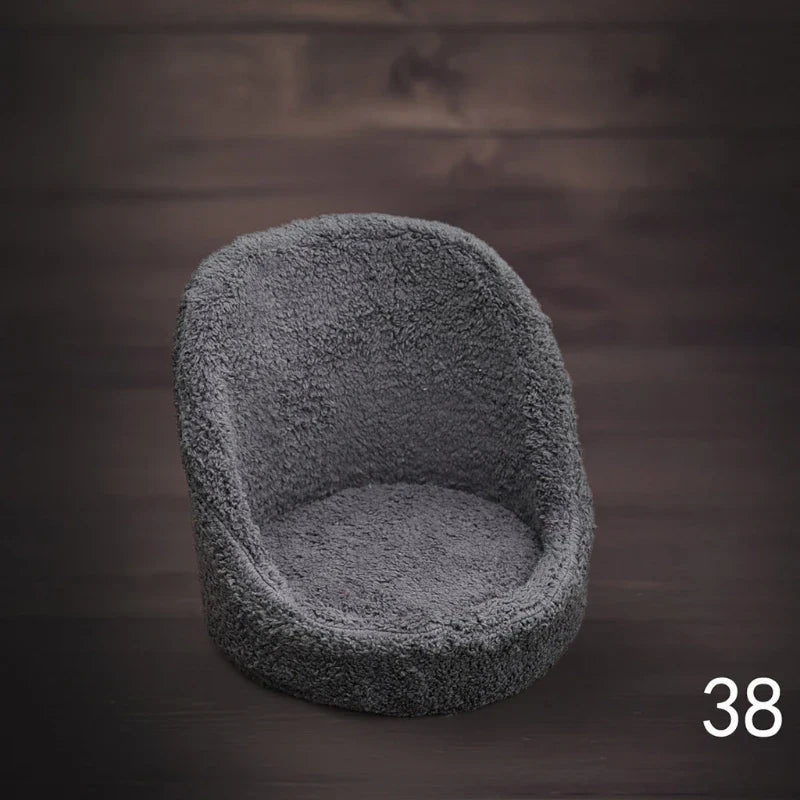 Baby Photography Props Small Sofa Seat Newborn Fotografia Seating Chair Infant Photo Shooting Accessory