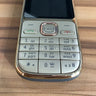 Used Nokia C2 C2-01 GSM Mobile Phone English&Hebrew Keyboard Support The Logo on Button Unlocked 2G 3G Cellphone