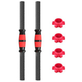 2pcs Umbbell Bars Durable Prime Dumbbell Handle Barbell Handle Dumbbell Bars For Workout Training Gym Weightlifting Training