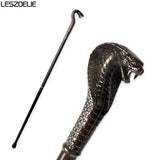 Cobra-Head Luxury Walking Stick Canes Men Decorative Walking Cane Man Elegant Fashion Vintage Hand Cane Women Walking Stick