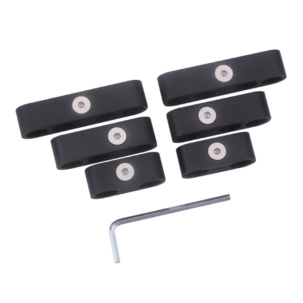 7/8/9.5mm Car Spark Plug Electrical Wire Separators Dividers Clamp Separator Line Ignition Cable Clip Auto Accessories 7pcs/set