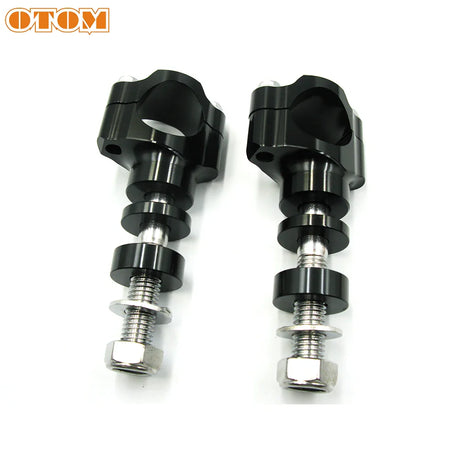 OTOM Motorcycle 1 1/8" 28MM Handlebar Risers Bar Mount Clamp CNC Aluminum Universal Adjustable Fat Bar Clamps Pit Bike Enduro