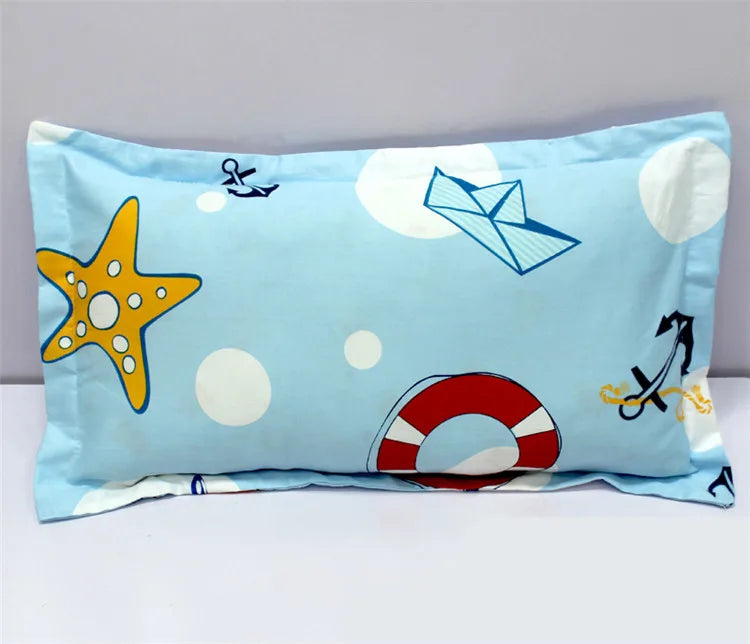 Cute Cartoon Children Pillowcase 30x50cm Baby Pillow Cover Soft Cotton Newborn Pillow Case 1 Piece Print Pillowcase For Infant