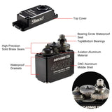 9imod RC Servo 35kg 45kg 25kg 51kg Metal Waterproof Brushless Servo Motor For Servo RC 1/10 1/8 Traxxas TRX4 Axial SCX10 RC Car