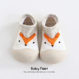 Baby sock Shoes Anti-slip Spring Cartoon animal Shoes Baby Girl baby boy Soft Rubber Sole shoes