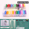 32 Color 3D Clay Plasticine Portable Box New Clay Creative Puzzle Tool Set Polymer Modeling Clay Oven Bake Clay 24pc Clay Mold