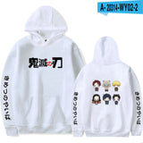 Anime Hoodie Demon Slayer Oversized Hoodies Sweatshirts Men/Womens Autumn Sweatshirt Harajuku Casual Clothing fashion Pullovers