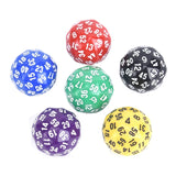 HOT! 1Pcs 60 face Dice For Game Polyhedral D60 Multi Sided Acrylic Dice gift for TRPG game lovers