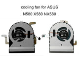 PC Fan Cooling CPU Cooler for Asus N580 N580VD NX580V NX580VD X580VD 13NB0FL0P05211 DFS501105PR0T FJNK FJNL Laptop Components