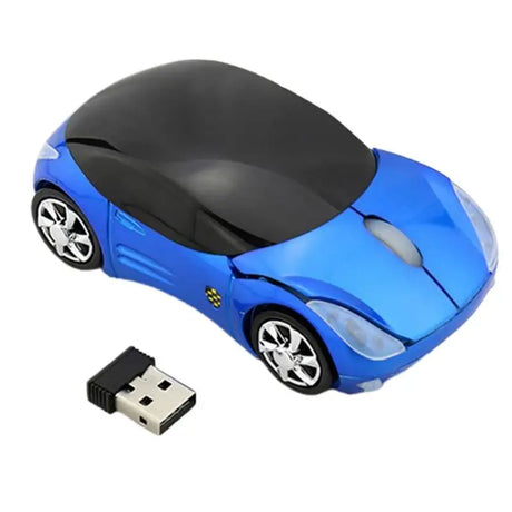 Gaming Mouse Wireless Computer Parts Electronic Sports Game Mice Colorful Car Shaped Design for Playing Games 2.4G 40JB