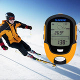 SUNROAD Multifunctional Handheld USB Compass Altimeter Barometer Digital Watch